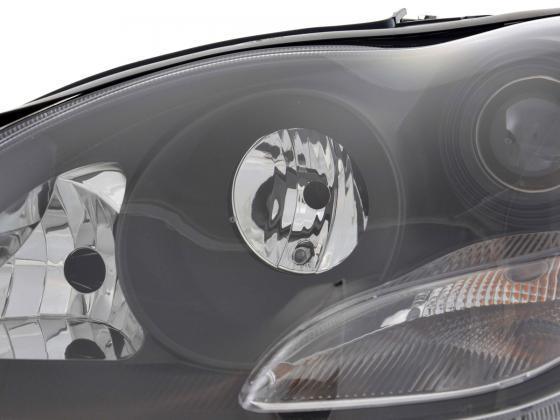 Mercedes Benz S-Class (220) Black Headlight Set (1998-2001) - K2 Industries