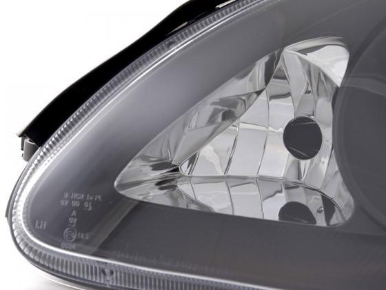 Mercedes Benz S-Class (220) Black Headlight Set (1998-2001) - K2 Industries