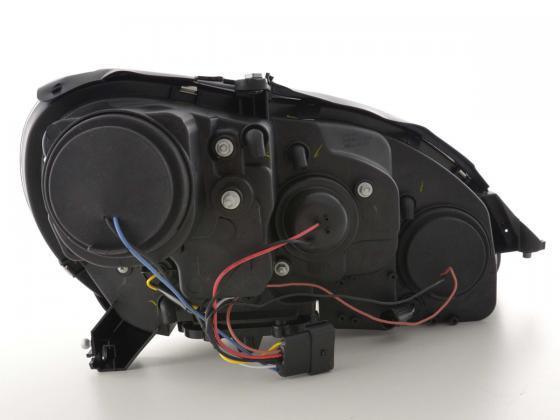 Mercedes Benz S-Class (220) Black Headlight Set (1998-2001) - K2 Industries