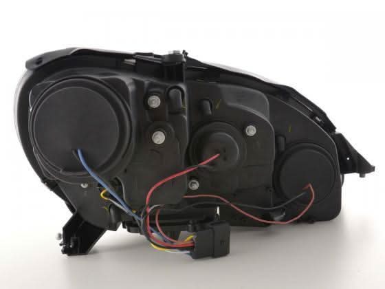 Mercedes Benz S-Class (220) Black Headlight Set (1998-2001) - K2 Industries