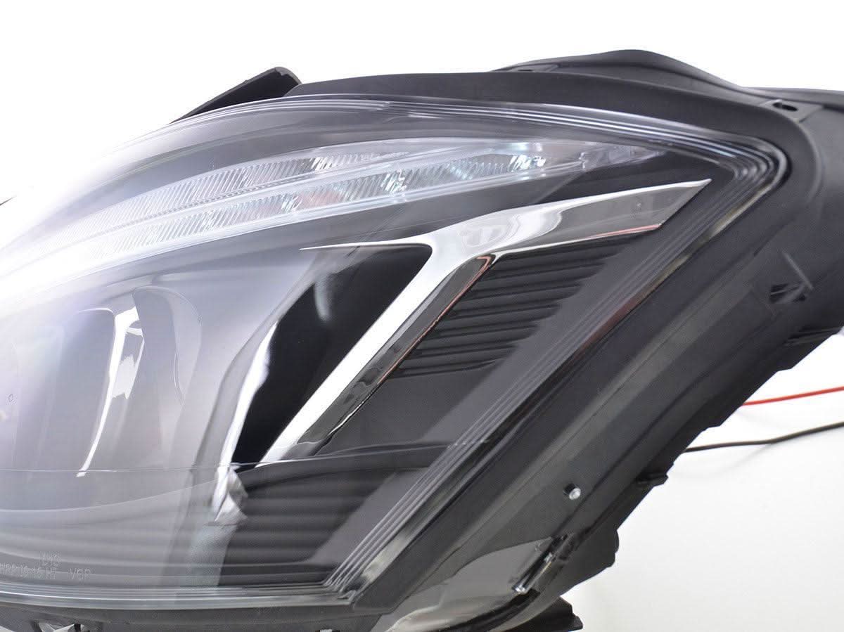 Mercedes Benz S-Class (221) Black LED Headlights with Daytime Running Lights (2005 - 2009) - K2 Industries