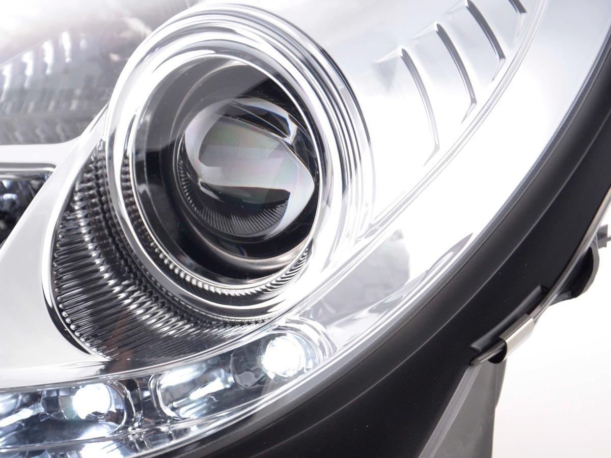 Mercedes Benz SLK (171) Chrome LED Headlights with Daytime Running Lights (2004-2011) - K2 Industries