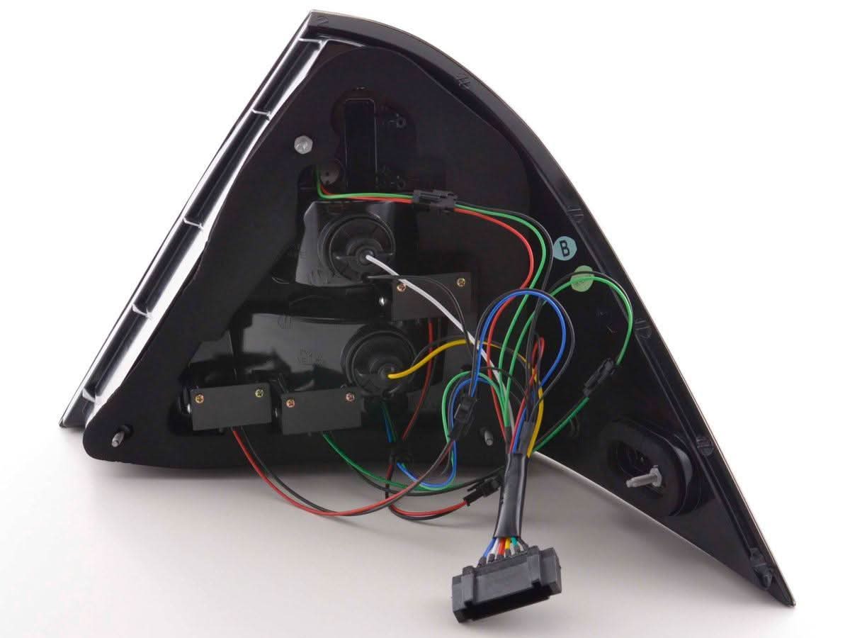 Mercedes W203 Chrome Clear LED Tail Lights (2001-2004) - K2 Industries