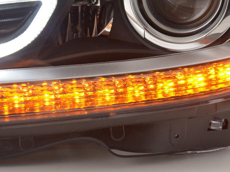 Mercedes W204 C-Class Black LED Headlights with DRL (2011 - 2014) - K2 Industries