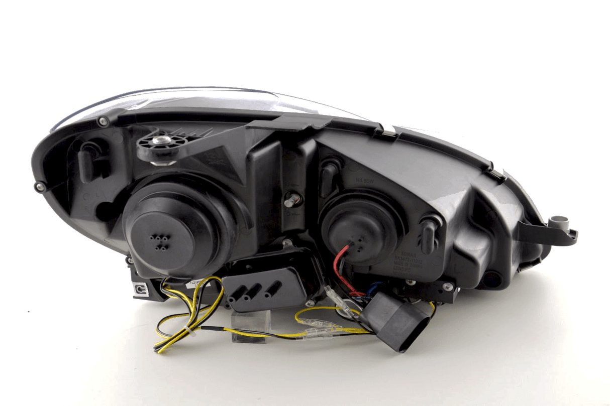 Mercedes W204 C-Class Chrome LED Headlights with DRL (2011 - 2014) - K2 Industries