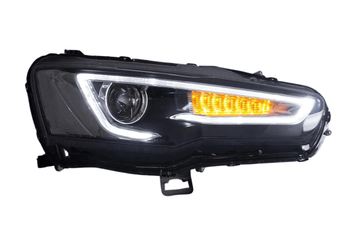 Mitsubishi Lancer 9th Gen Evo X GSR 10th Gen (CZ4A) Demon Eyes Dual Beam Projector Headlights (2008-2017) - K2 Industries