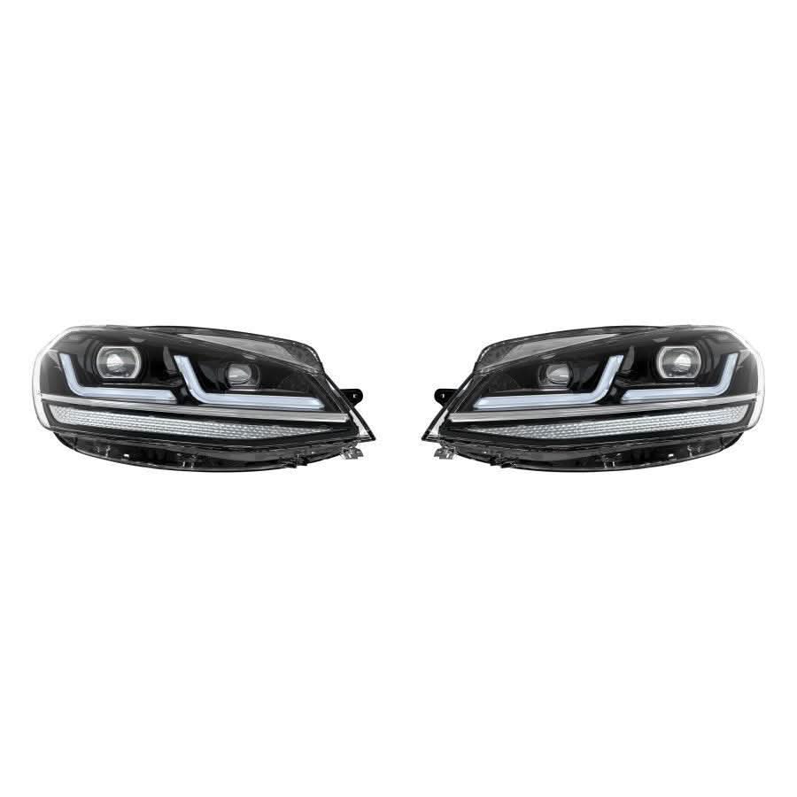 OSRAM LEDriving® Golf 7 VII Facelift 2017-2020 Full LED headlights BLACK - K2 Industries