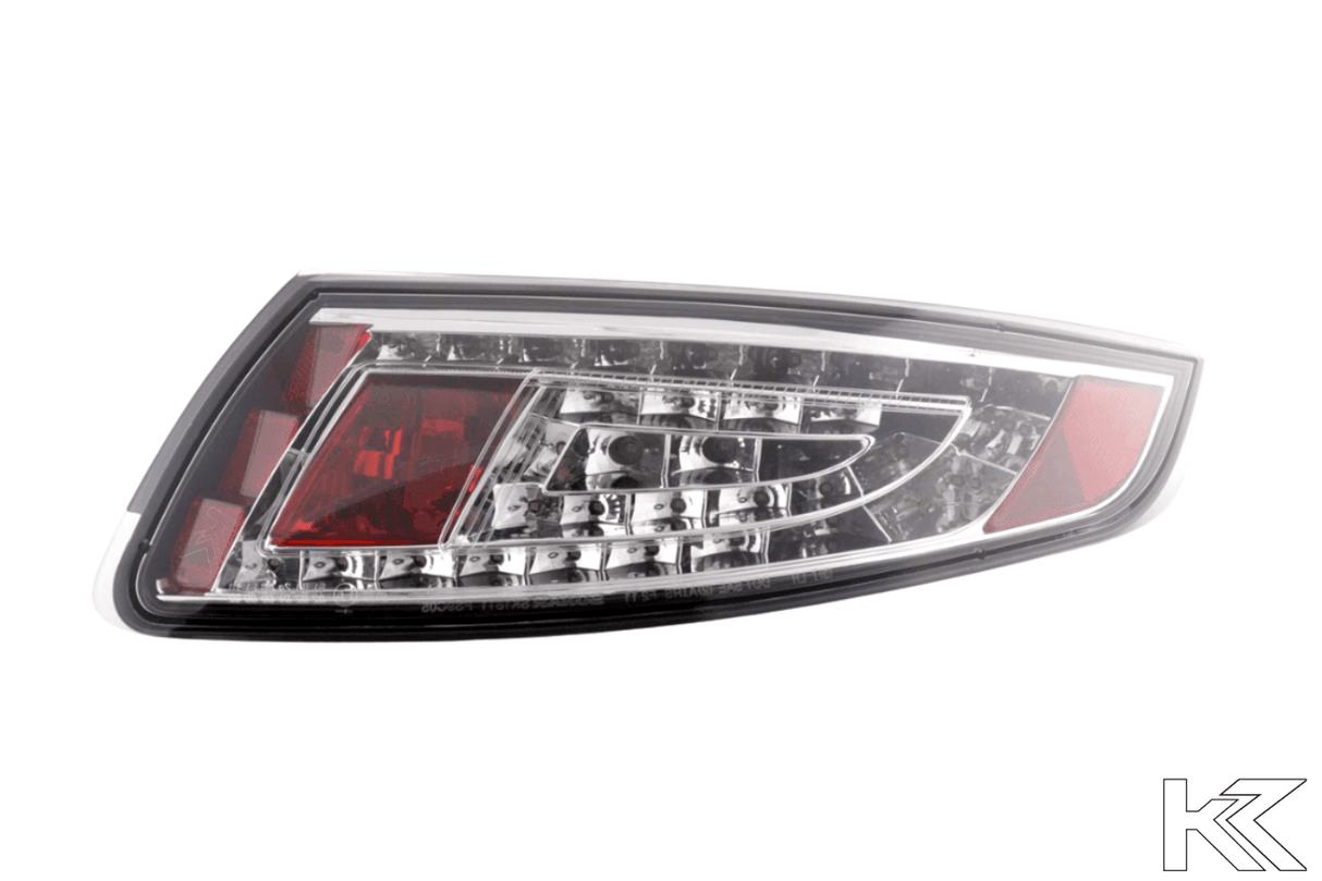 Porsche 911 (997) Chrome/Clear LED Tail Lights (2005-2009) - K2 Industries