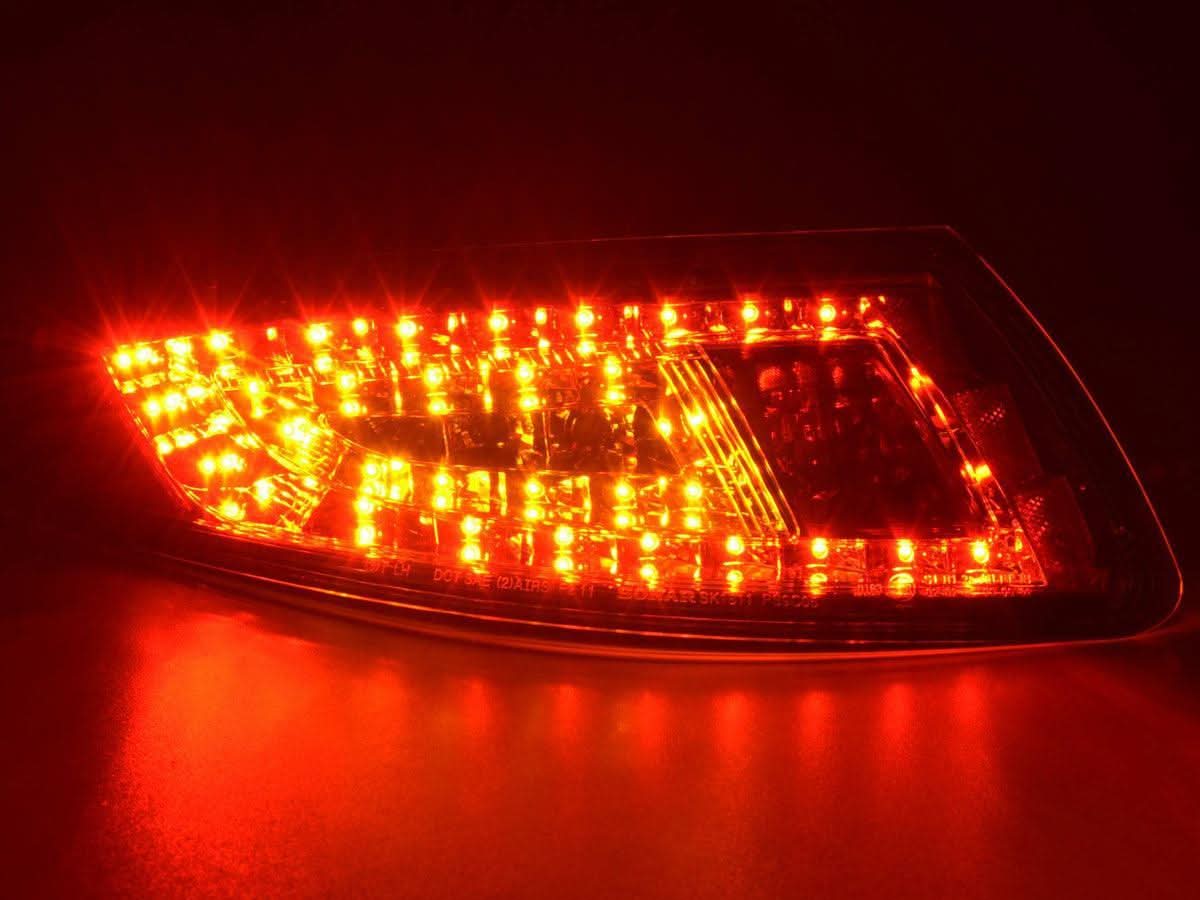 Porsche 911 (997) Chrome/Clear LED Tail Lights (2005-2009) - K2 Industries