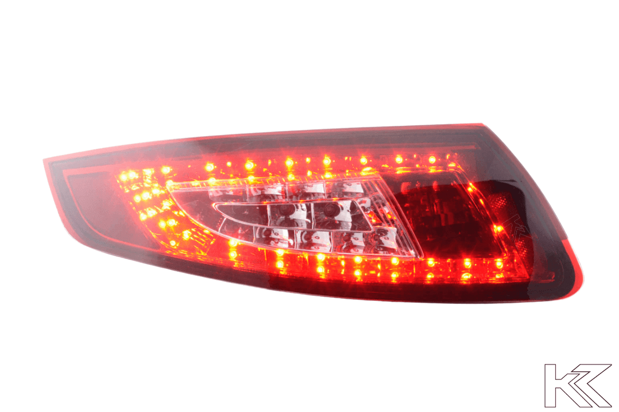 Porsche 911 (997) Red/Smoked LED Tail Lights (2005-2009) - K2 Industries