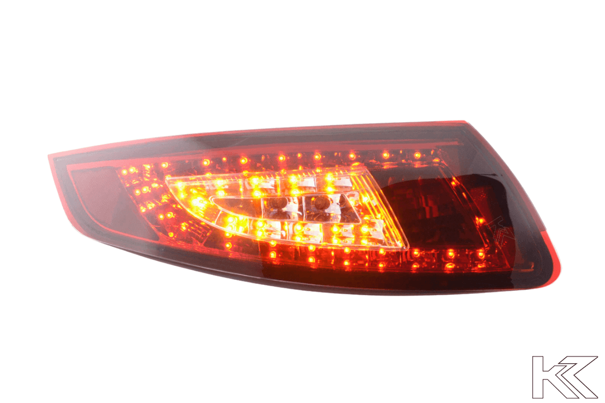 Porsche 911 (997) Red/Smoked LED Tail Lights (2005-2009) - K2 Industries