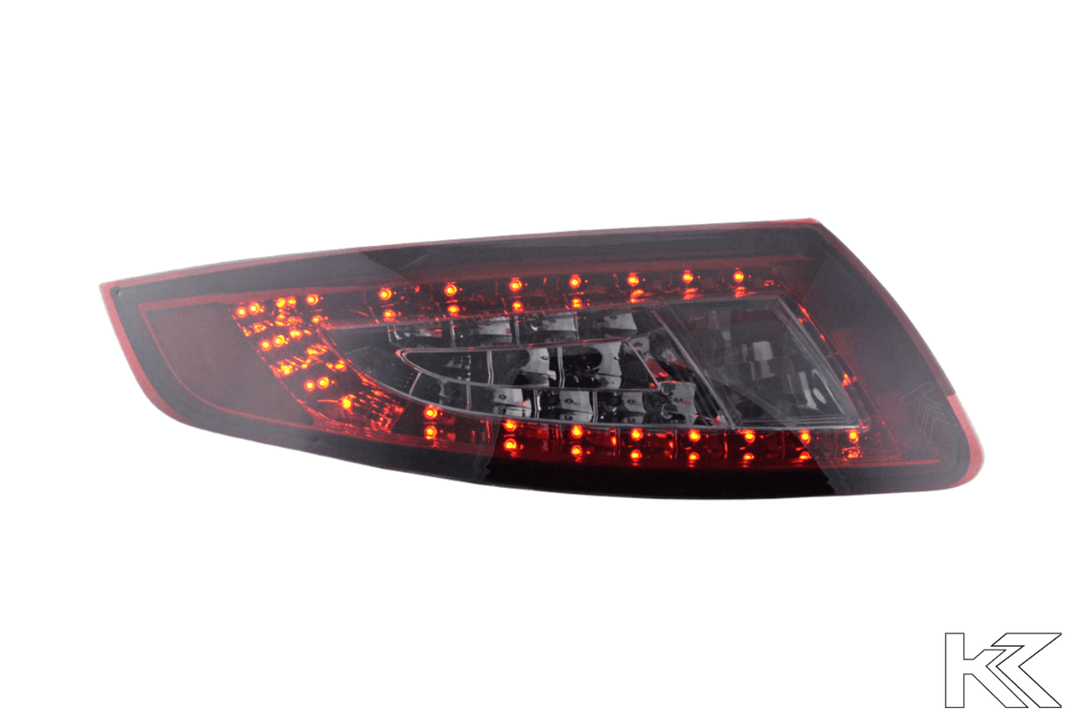 Porsche (997) 911 Red Smoked LED Tail Lights (2005-2009) - K2 Industries
