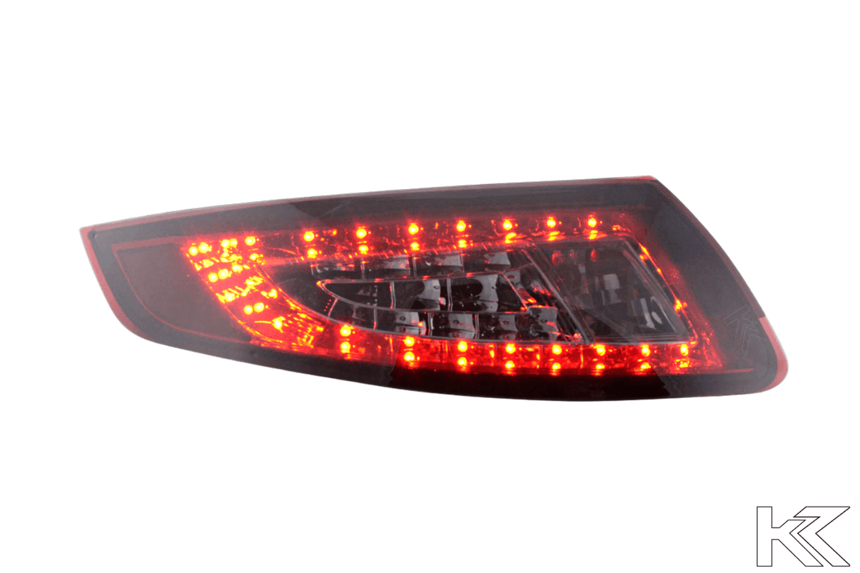 Porsche (997) 911 Red Smoked LED Tail Lights (2005-2009) - K2 Industries