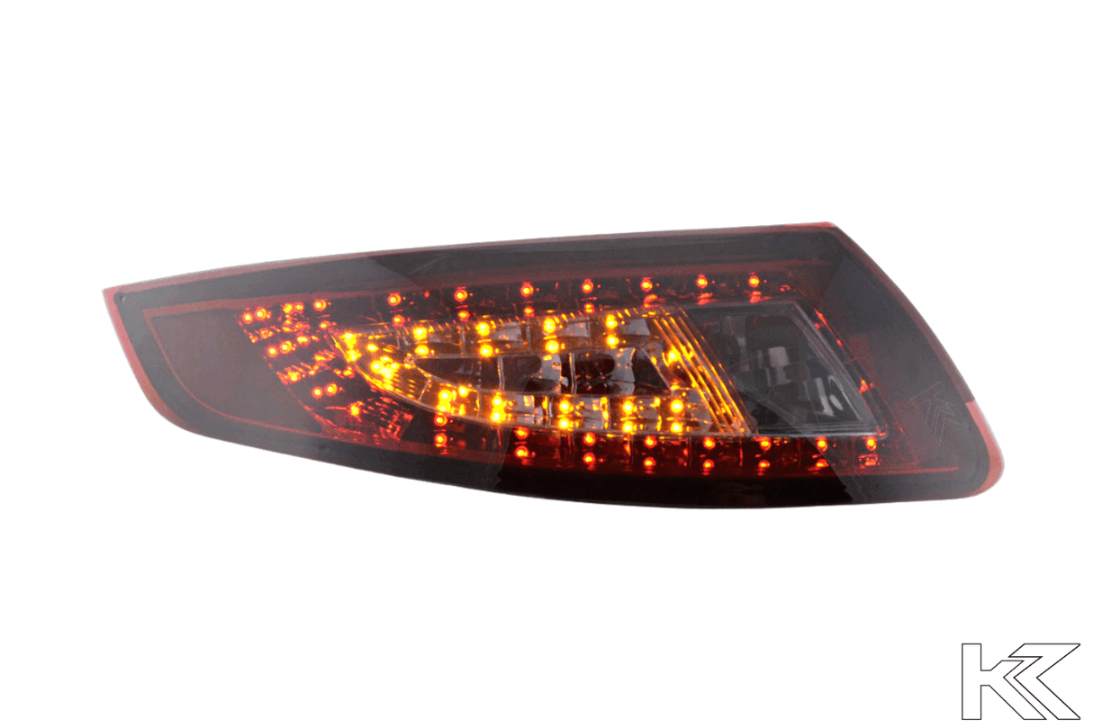Porsche (997) 911 Red Smoked LED Tail Lights (2005-2009) - K2 Industries