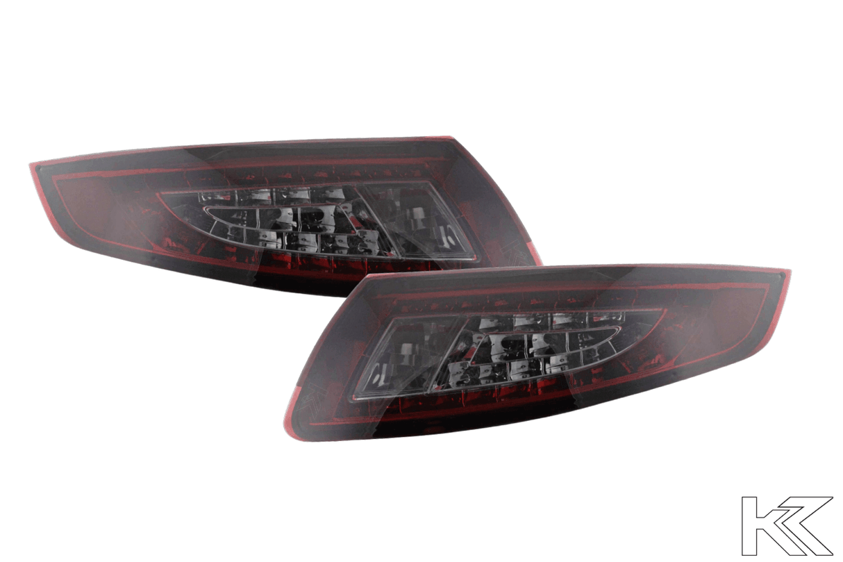 Porsche (997) 911 Red Smoked LED Tail Lights (2005-2009) - K2 Industries