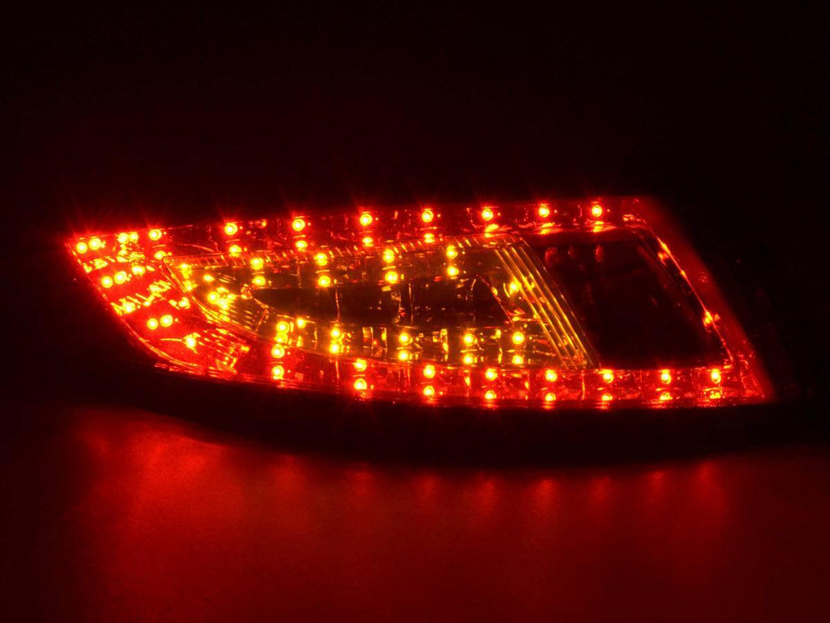 Porsche (997) 911 Red Smoked LED Tail Lights (2005-2009) - K2 Industries