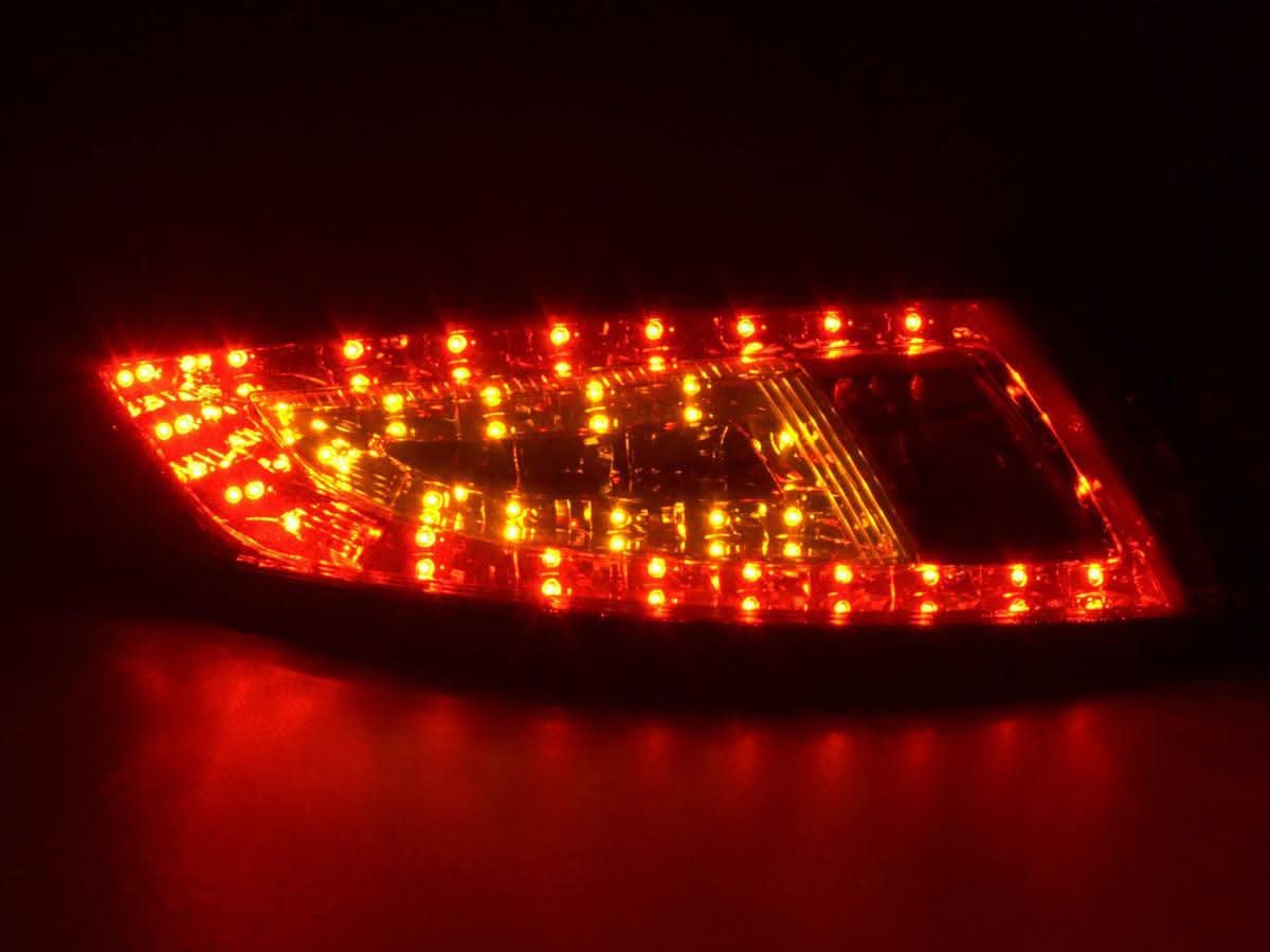 Porsche (997) 911 Red Smoked LED Tail Lights (2005-2009) - K2 Industries