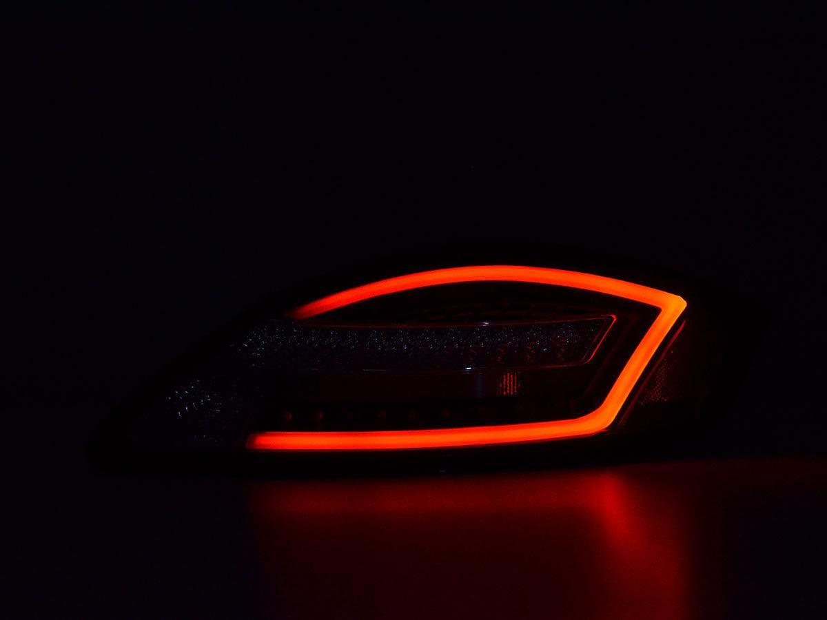 Porsche Boxster/Cayman (987) Black Clear LED Taillights(2004-2009) - K2 Industries