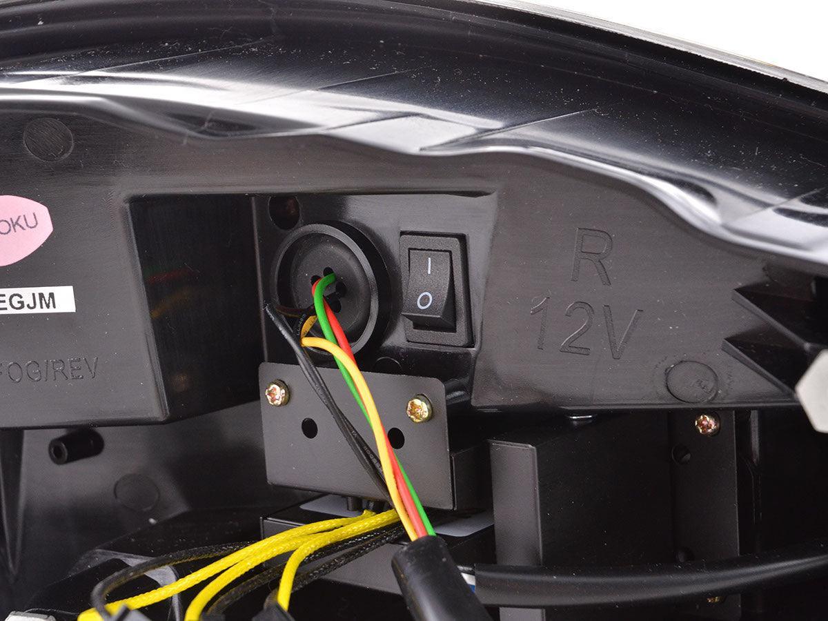 Porsche Boxster/Cayman (987) Black Clear LED Taillights(2004-2009) - K2 Industries