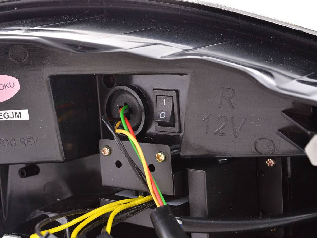 Porsche Boxster/Cayman (987) Black Clear LED Taillights(2004-2009) - K2 Industries