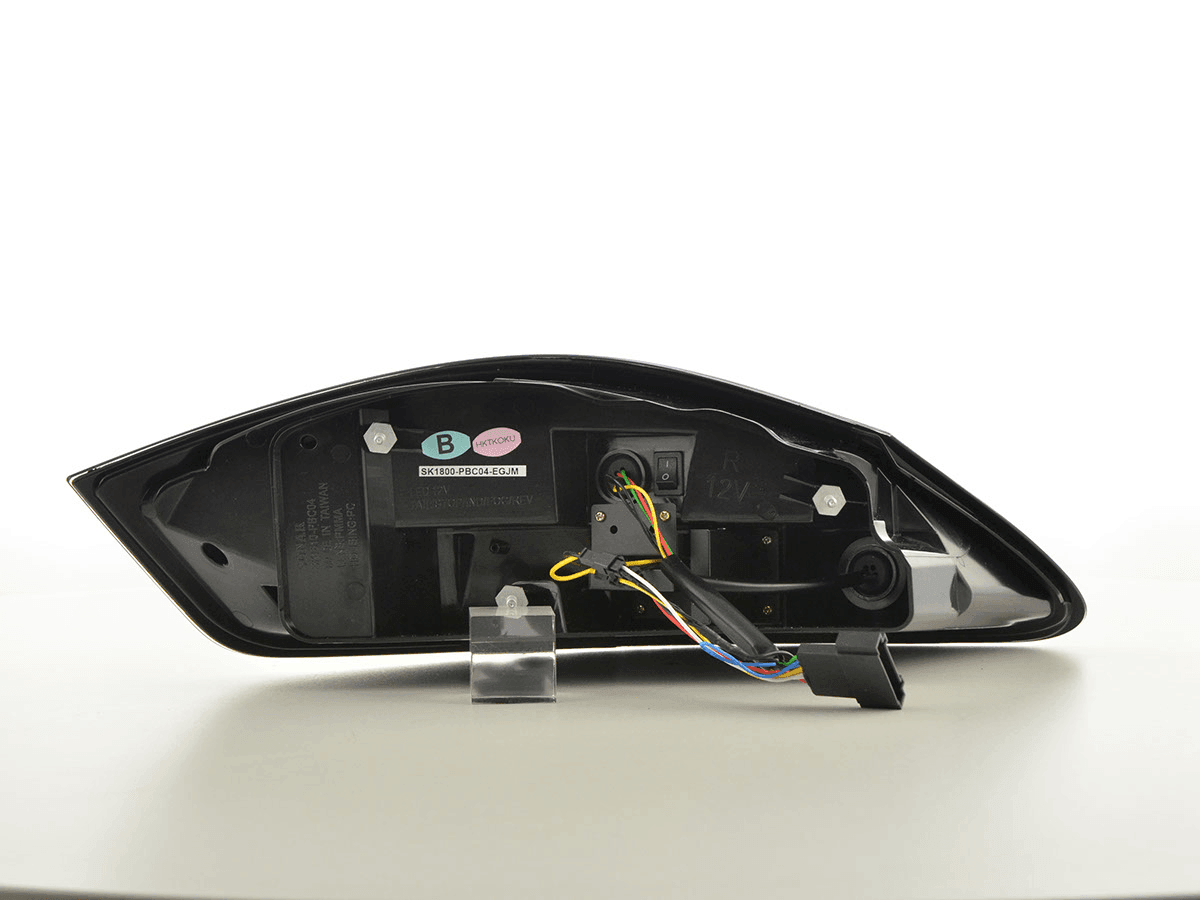 Porsche Boxster/Cayman (987) Black Clear LED Taillights(2004-2009) - K2 Industries