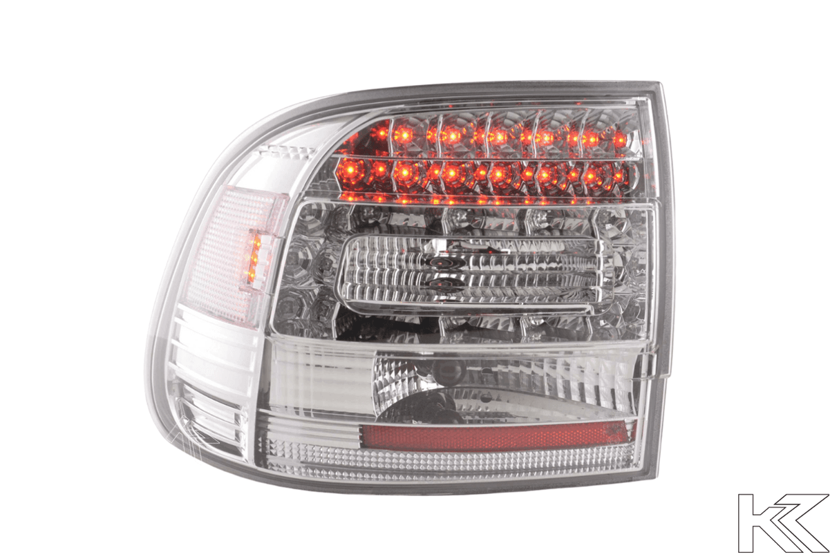 Porsche Cayenne (9PA) Chrome Clear LED Taillights(2002-2006) - K2 Industries