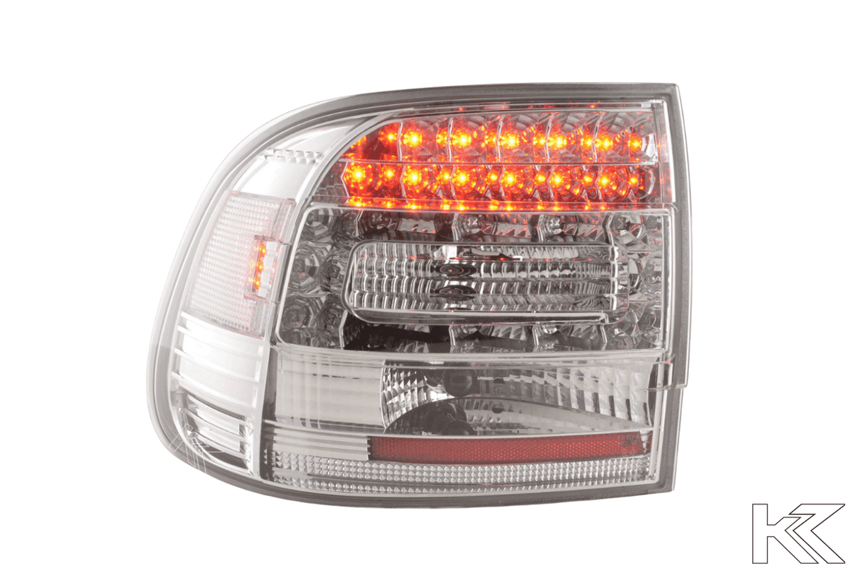 Porsche Cayenne (9PA) Chrome Clear LED Taillights(2002-2006) - K2 Industries
