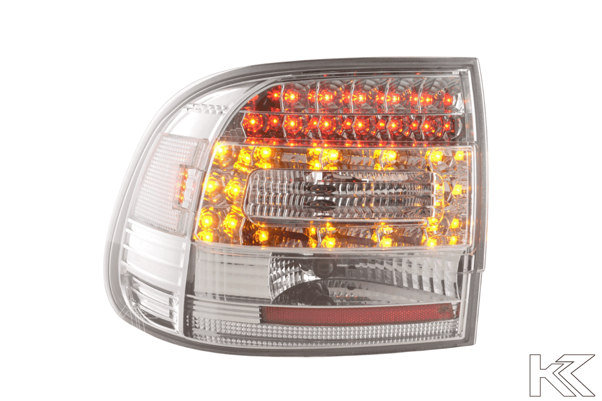 Porsche Cayenne (9PA) Chrome Clear LED Taillights(2002-2006) - K2 Industries