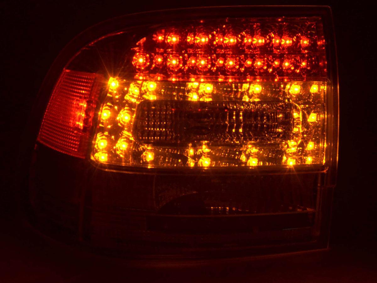 Porsche Cayenne (9PA) Chrome Clear LED Taillights(2002-2006) - K2 Industries