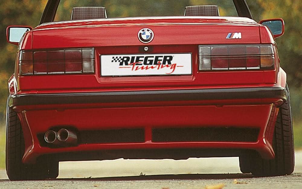 Rieger BMW E30 Convertible Pre-1987 Vented Rear Apron - K2 Industries
