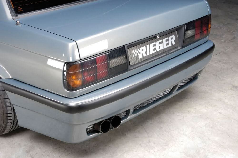 Rieger BMW E30 Pre-Facelift Vented Rear Skirt Extension - K2 Industries