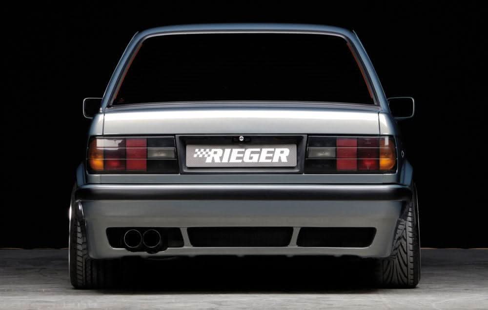 Rieger BMW E30 Pre-Facelift Vented Rear Skirt Extension - K2 Industries