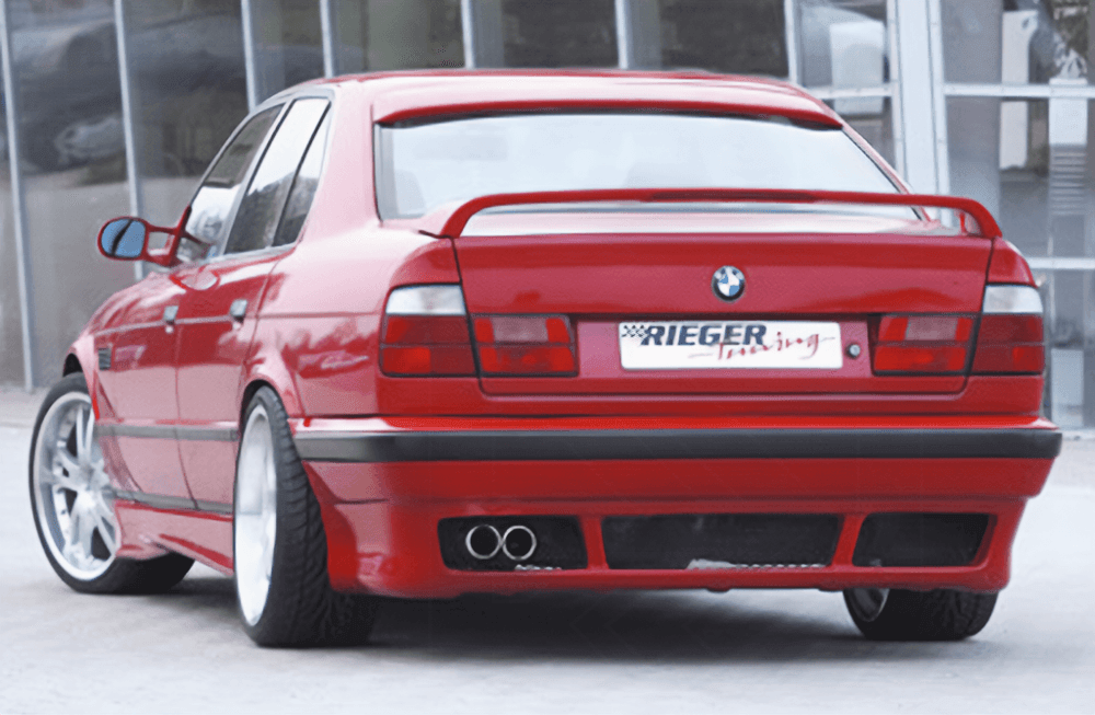 Rieger BMW E34 Sedan/Wagon Vented Rear Apron (E39 Look) - K2 Industries