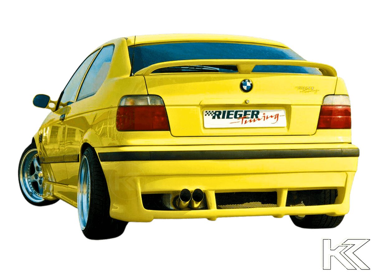 Rieger BMW E36 Compact Vented Rear Skirt Extension - K2 Industries
