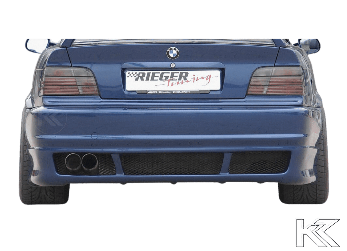 Rieger BMW E36 Vented Rear Skirt - E46 Look - K2 Industries