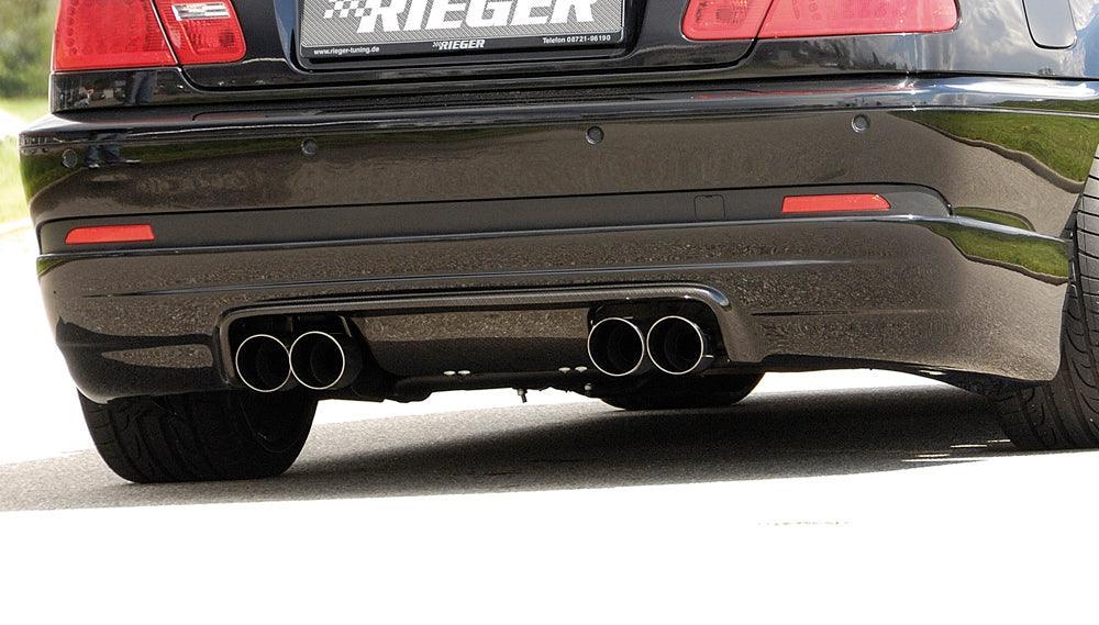 Rieger BMW E46 Coupe/Convertible Rear Skirt - M Look - K2 Industries