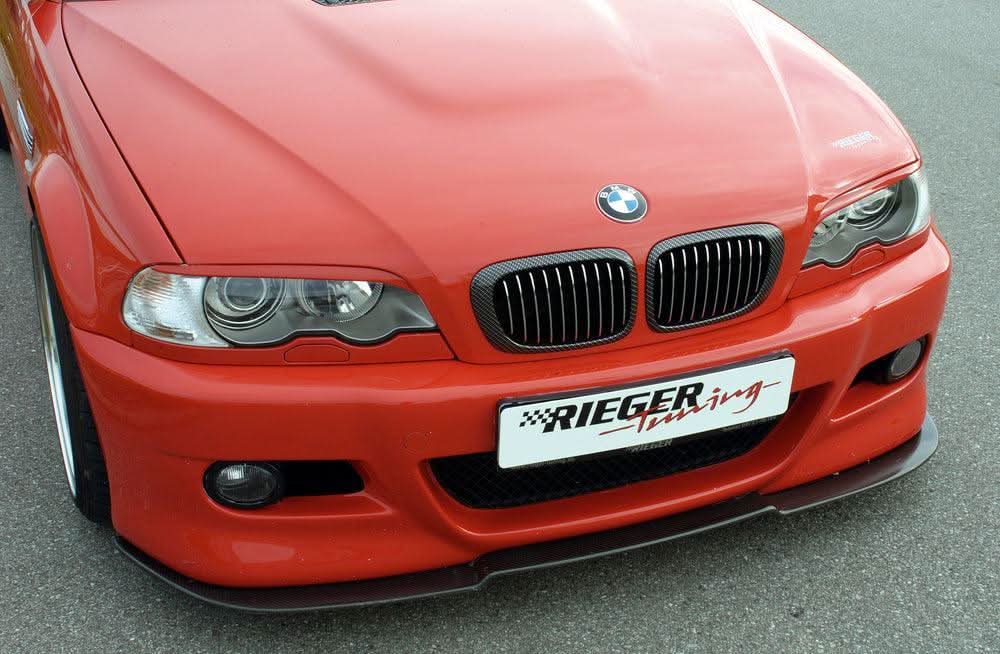 Rieger BMW E46 Front Splitter for Rieger Front Lip 50127/128/217/50403 - K2 Industries