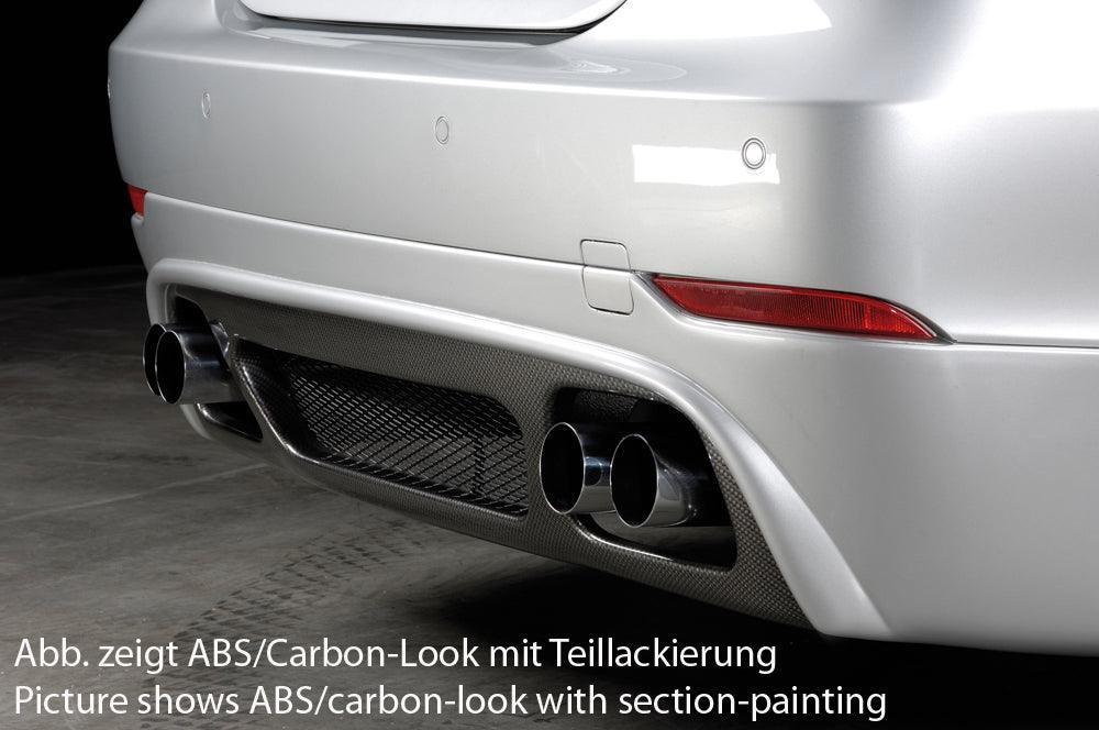 Rieger BMW E60 Sedan Vented Rear Skirt Extension - K2 Industries