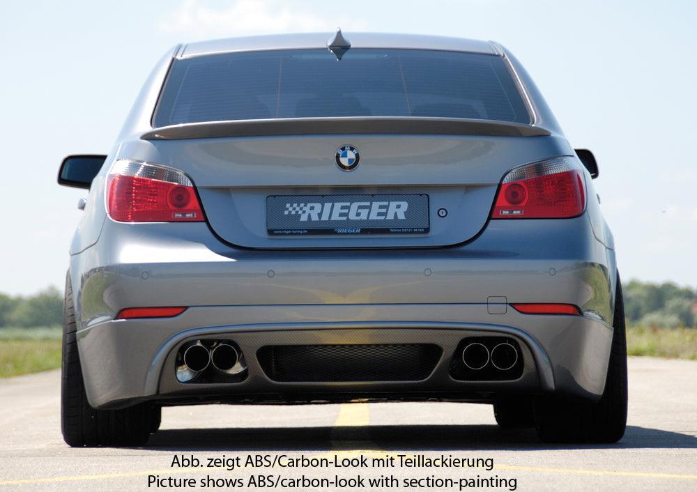 Rieger BMW E60 Sedan Vented Rear Skirt Extension - K2 Industries