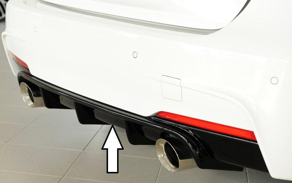 Rieger BMW F30/31 M Technic Rear Skirt Insert - K2 Industries