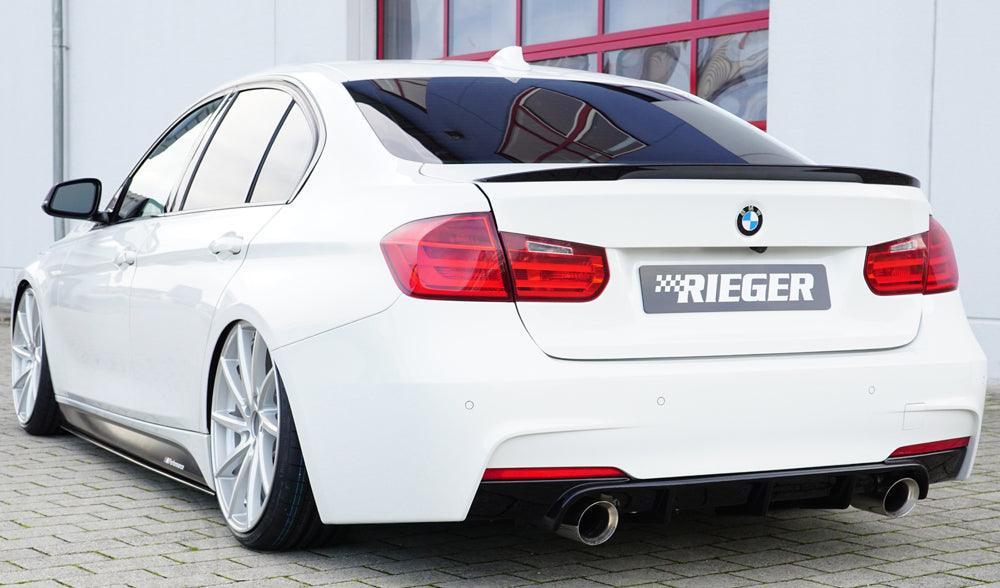 Rieger BMW F30/31 M Technic Rear Skirt Insert - K2 Industries