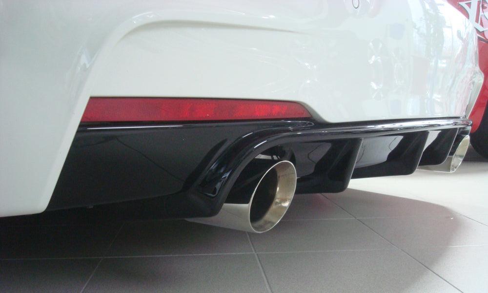 Rieger BMW F30/31 M Technic Rear Skirt Insert - K2 Industries