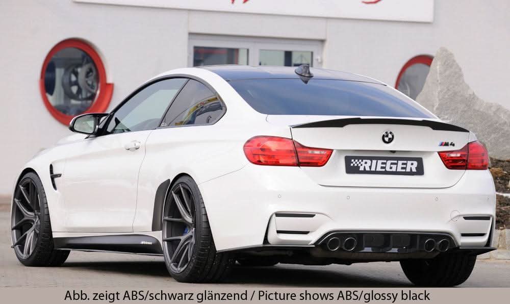 Rieger BMW F82 M4 Rear Skirt Insert - K2 Industries