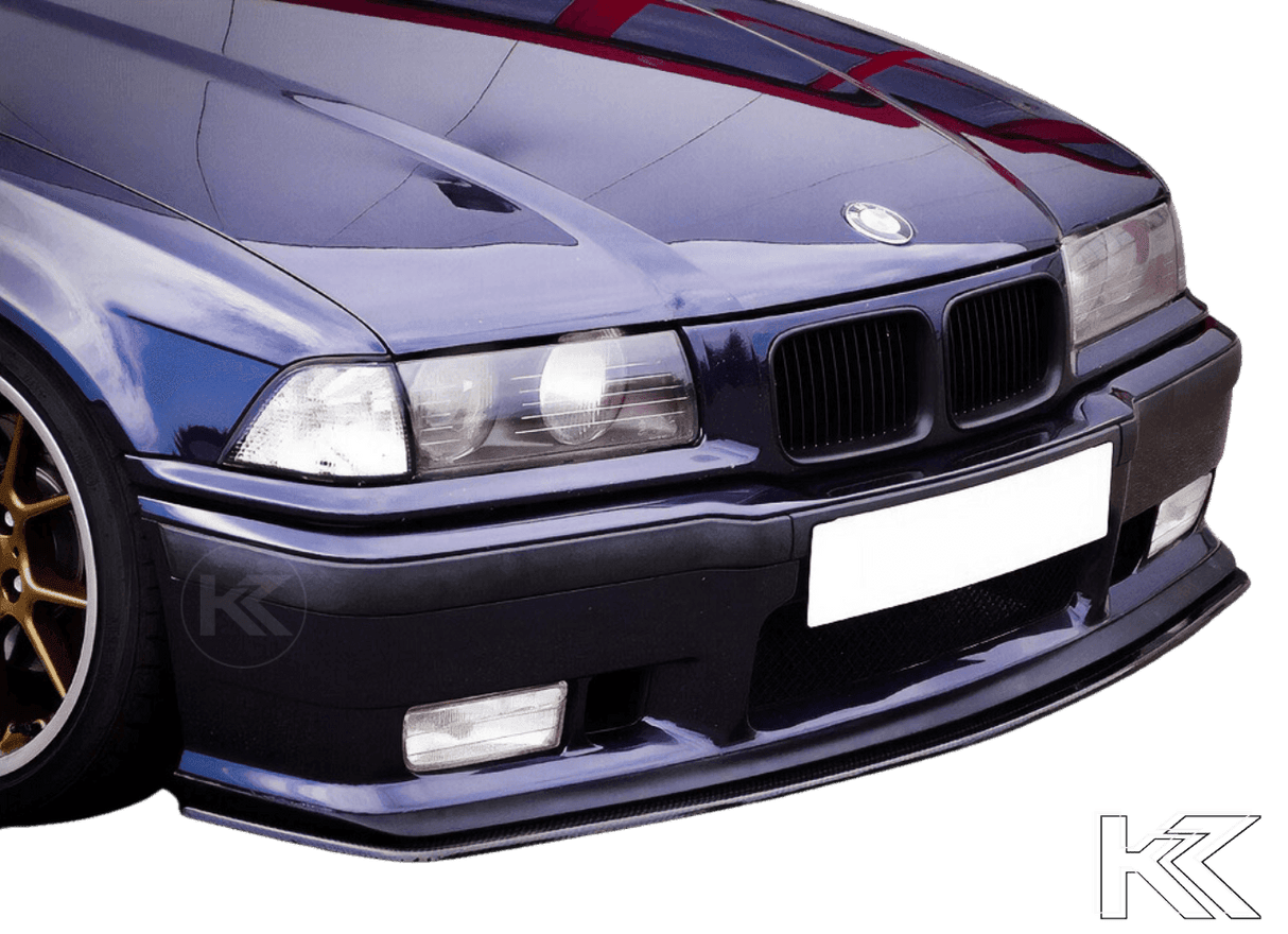 Rieger E36 Carbon Fiber Front Splitter for M3 Bumper - K2 Industries