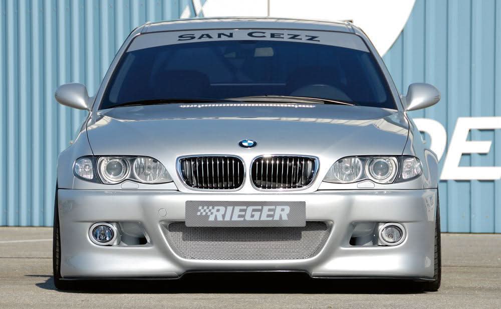 Rieger E46 Facelift Sedan/Touring Front Bumper w/Fog Holders - K2 Industries