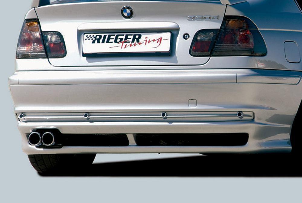 Rieger E46 Sedan Rear Skirt Extension V2 - K2 Industries