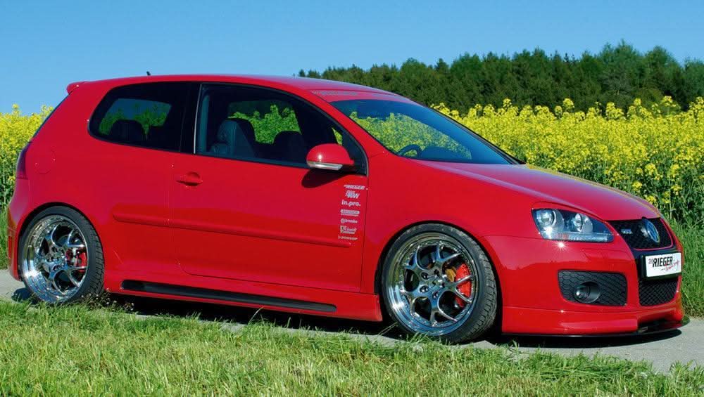 Rieger front spoiler lip Golf 5 only GT/GTI - K2 Industries
