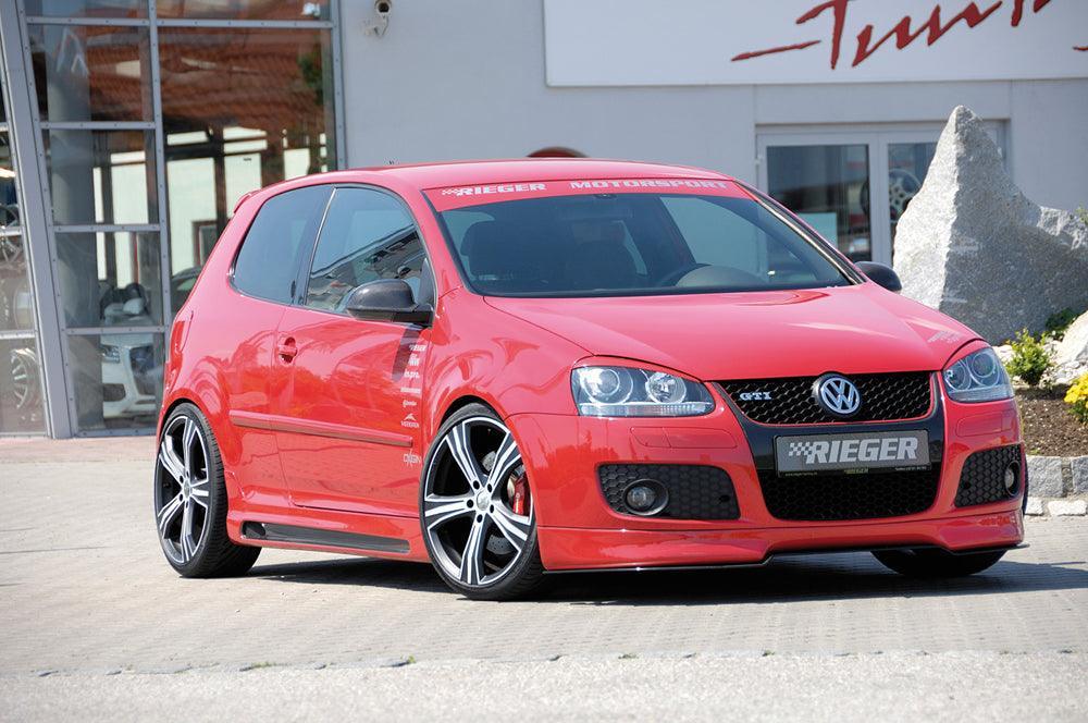 Rieger front spoiler lip Golf 5 only GT/GTI - K2 Industries