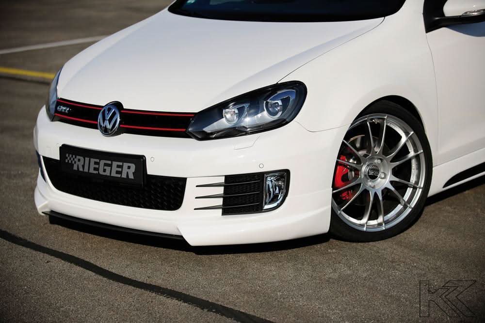 Rieger Golf 6 GTI Splitter for Rieger Front Lip - K2 Industries