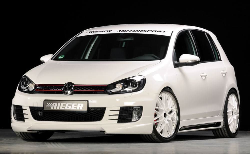 Rieger Golf 6 GTI Splitter for Rieger Front Lip - K2 Industries